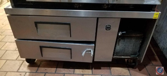 True 2 Drawer Warming Cabinet Measuring 50 1/2 X 30 1/2 X 36 1/2
