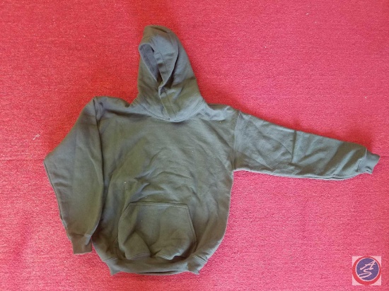 Black and Green Hoodies Youth Sizes