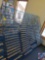 Blue Wire Book Rack Measuring 54 X 23 X 25.5 (SOLD 4X'S THE MONEY)
