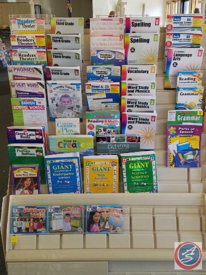 Assorted Phonics, Grammar, Language Arts and Activity Encyclopedias For Ages Kindergarten Thru 6th