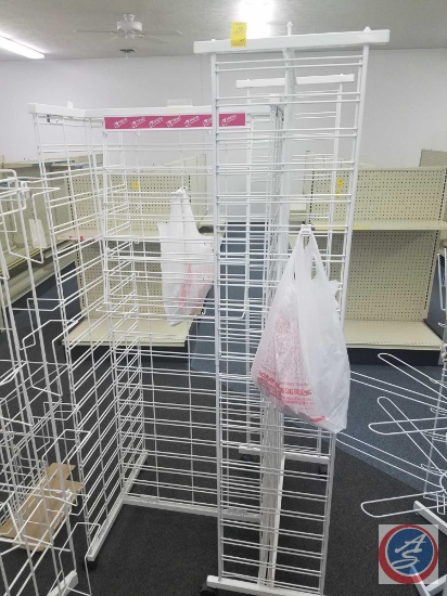 Portable Rack on Wheels Including Hangers Measuring 69.5 X 30 X 14 and Portable Rack On Wheels with