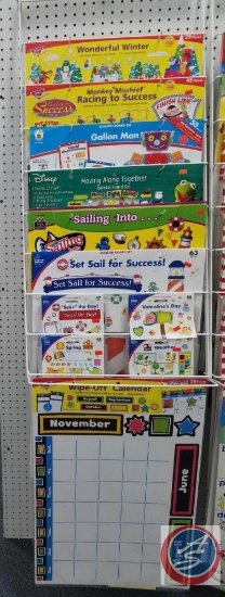 Assorted Bulletin Board Sets Including Wonderful Winter, Monkey Mischief, Sesame Street and More