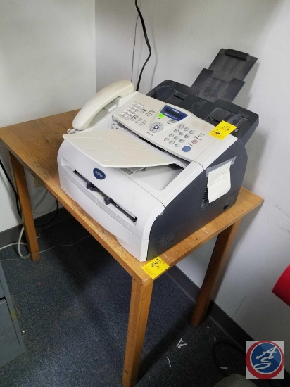 Brother Intellifax 2820 (Model FAX-2820), Wooden Table Measuring 32 X 18 X 26