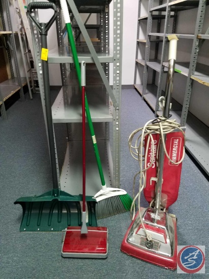 Quick Kleen Sanitaire Vaccuum, Snow Shovel, Broom and Casabella Sweeper