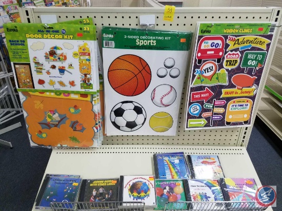 Assorted Children's Learning CD's Including Titles Such As Can A Jumbo Jet Sing The Alphabet, I Know