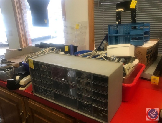 Assorted Office Supplies, Assorted Tools, Sale Tags, Price Guns, More