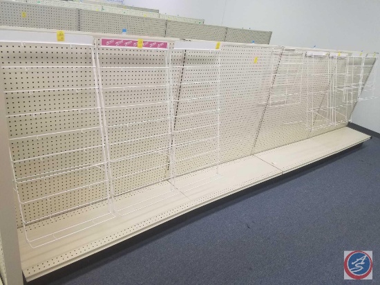 (2)Trend Enterprises Hanging Peg Board Racks Meausuring 42 X 19 X 14.5, (1) Measuring 20 X 21 X 6,