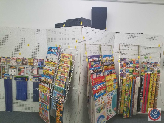 Wall Mount Peg Board Measuring 84 X 38 X 3 (SOLD 4X'S THE MONEY)