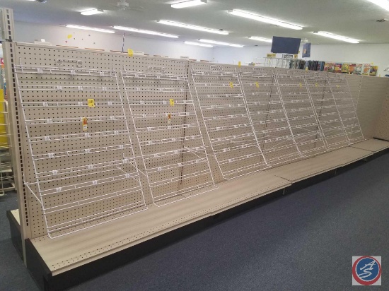 Hanging Peg Board Rack Measuring 38 x 23 x16.75 (SOLD 7X'S THE MONEY)