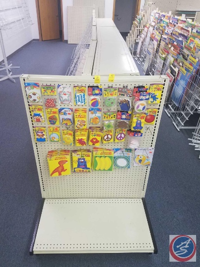 6 Sections of Lozier Shelving Gondola Measuring 49 X 54 including 4 Adjustable Shelves Measuring 48