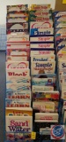 Assorted Decorated Letter Sized Paper and Classroom Environment Books [CONTENTS ONLY; SHELVING NOT