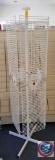 Wire Magazine Rack Measuring 68 X 13.5X 13.5