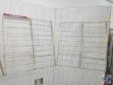 Trend Enterprises Coated Wire Hanging Peg Board Racks Measuring 42 X 19.25 X 14.5 (SOLD 8X'S THE