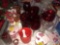 Assortment of Various Sized and Shaped Glassware and Heart Shaped Trinket Boxes and More