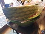 (3) Watermelon Serving Dishes