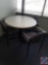 Round Table and 4 Chairs Table Measures 41