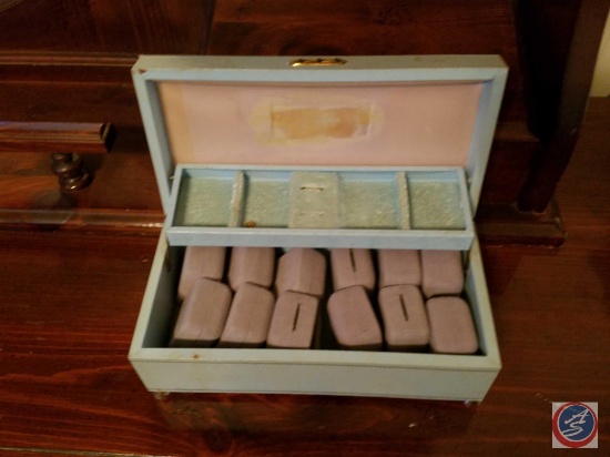 Jewelery Box Containing 12 pairs of Birthstone Ear Rings Jan. thru Dec. Concepts for Sensitive Ears