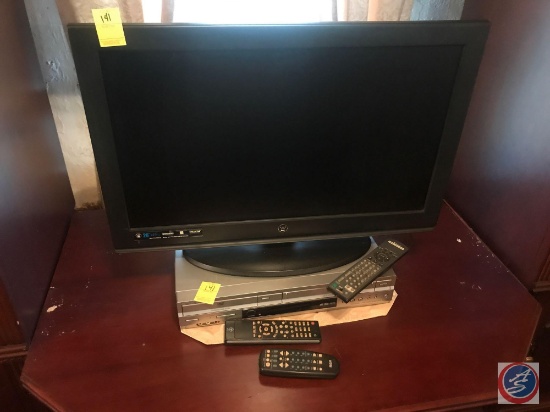 26" Westinghouse LCD TV Model CW26SC3W, Sony DVD Player SLV-D350P with (3) Remotes and (1) Antenna