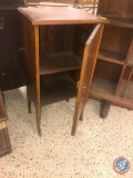 Vintage Cabinet with 2 Shelves Measuring: 19