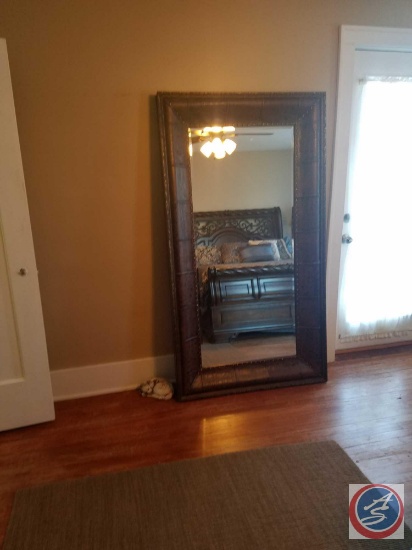 Full Length Floor Mirror 71" x 39 1/2", Area Rug,