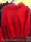 (4) M Red Hoodies