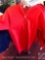 (4) Red Zip Up Hoodies Size S