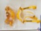 (8) Adams Gel Chin Straps in Gold