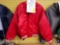 King Louie Red Satin Jacket Size M
