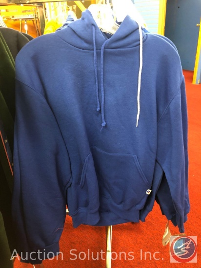 (4) Blue Hoodies in Assorted Sizes