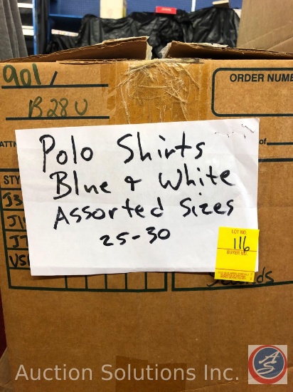 Polo Shirt in Assorted Colors and Sizes Approx. 25-30