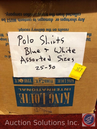 Polo Shirt in Assorted Colors and Sizes Approx. 25-30