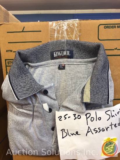 Polo Shirt in Assorted Colors and Sizes Approx. 25-30