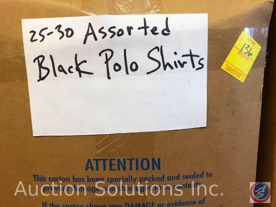 Polo Shirt in Assorted Colors and Sizes Approx. 25-30