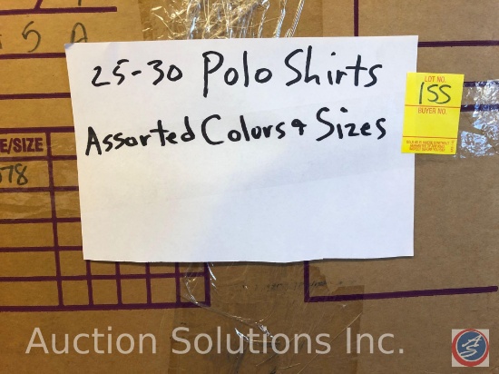 Polo Shirts in Assorted Sizes Approx. 25-30
