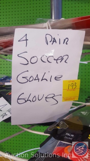 (4) Pair Soccer Goalie Gloves