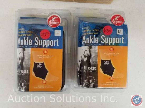 (2) M and (3) L Ankle Supports
