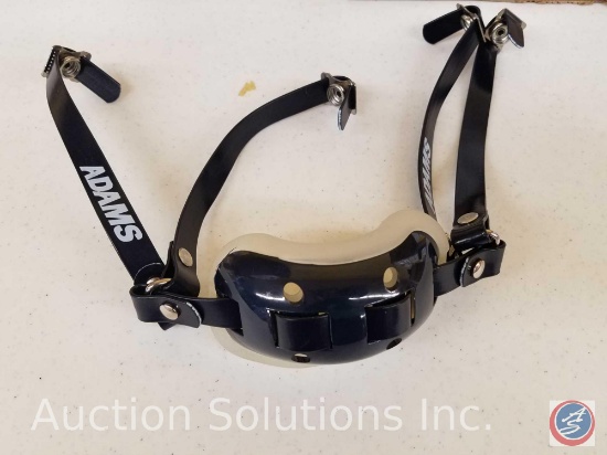 (5) Adams Gel Chin Straps in Navy Blue