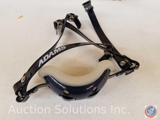 (5) Adams Gel Chin Straps in Navy Blue