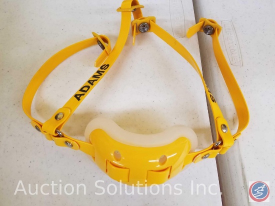 (9) Adams Gel Chin Straps in Gold