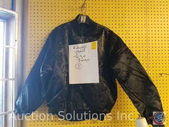 Nemsis Black Nylon and Polyester Referee Jacket Size L