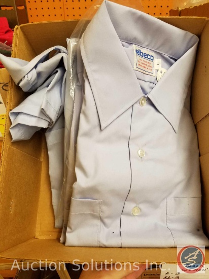 (4) Elbeco Button Down Umpire Shirts Assorted Sizes