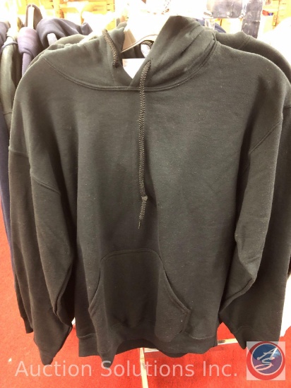 (4) Adult Small Black Hoodies