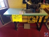 143W2 Industrial Singer Sewing Machine SN: W1259977 w/ a (1981) TACSEW Clutch Motor SN: 107385