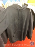 (4) Navy Adult Hoodies in Assorted Sizes
