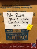 Polo Shirt in Assorted Colors and Sizes Approx. 25-30