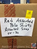 Assorted Polo Shirts in Assorted Styles and Sizes Approx. 25-30