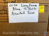 Long Sleeved T-Shirts in Assorted Sizes Approx 25-30