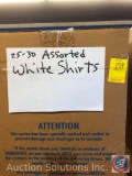 White Shirts in Assorted Sizes Approx. 50