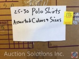 Polo Shirts in Assorted Sizes Approx. 25-30
