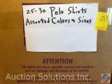 Polo Shirts in Assorted Sizes Approx. 25-30